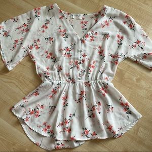 Sienna Sky floral top